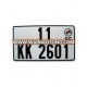 auto number plate